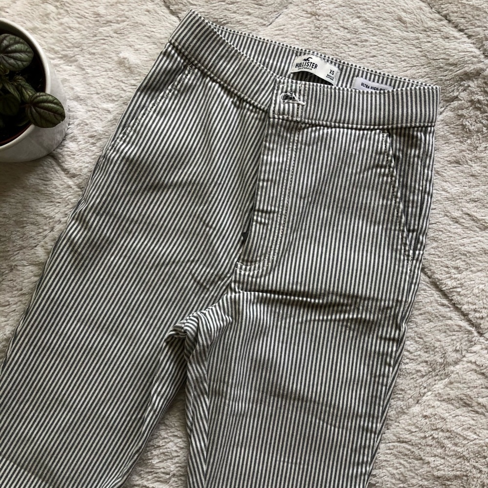 Ultra High Rise Striped Pants - Picture 2 of 3